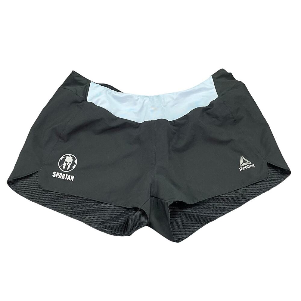 Reebok‎ Spartan Speedwick Mud Running Shorts Womens Size S OV.R-CM EV.RY OBST.CL